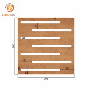 Noise Control Slot Wood Timber Acoustic Panel for Cinema/Home/Hall